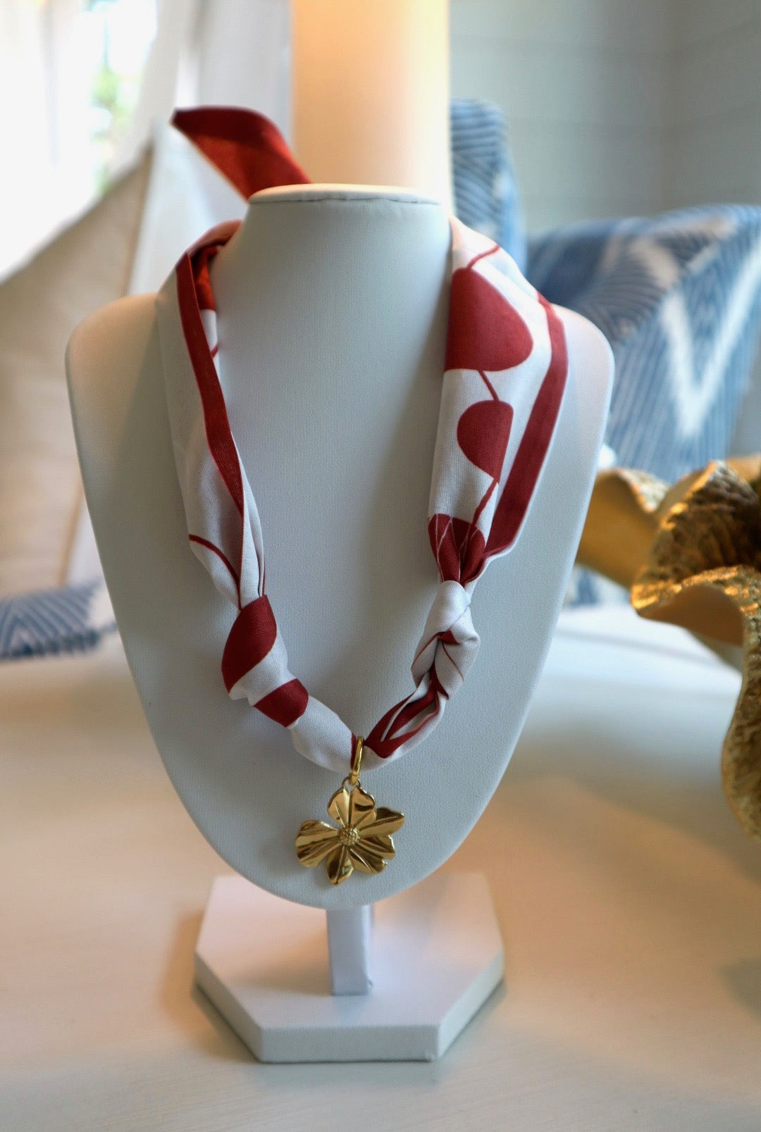 Silk Scarf Necklace