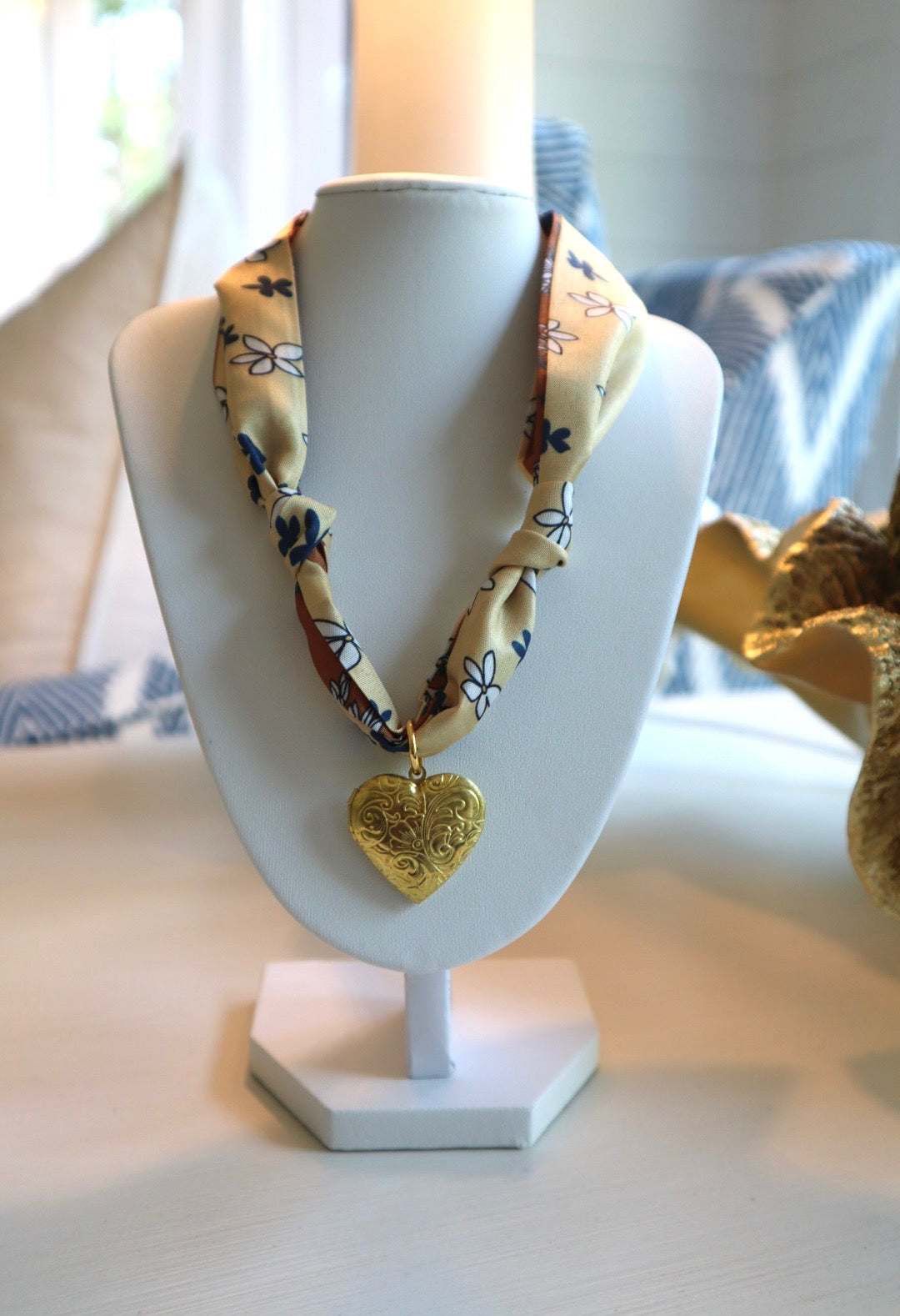 Silk Scarf Necklace