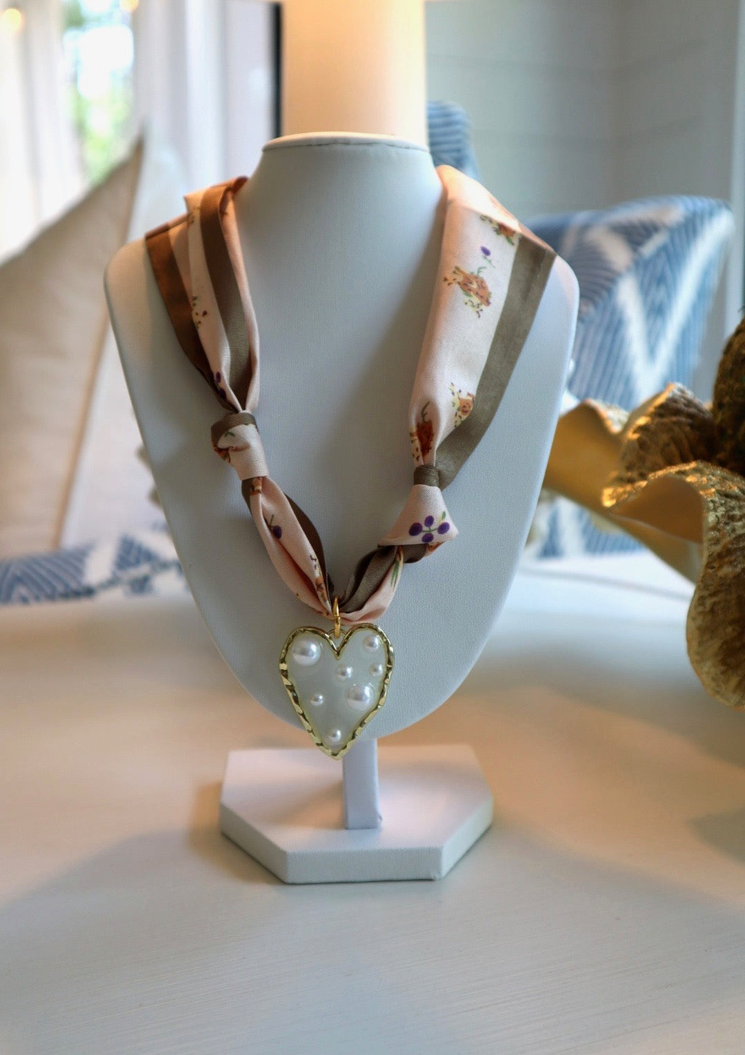 Silk Scarf Necklace