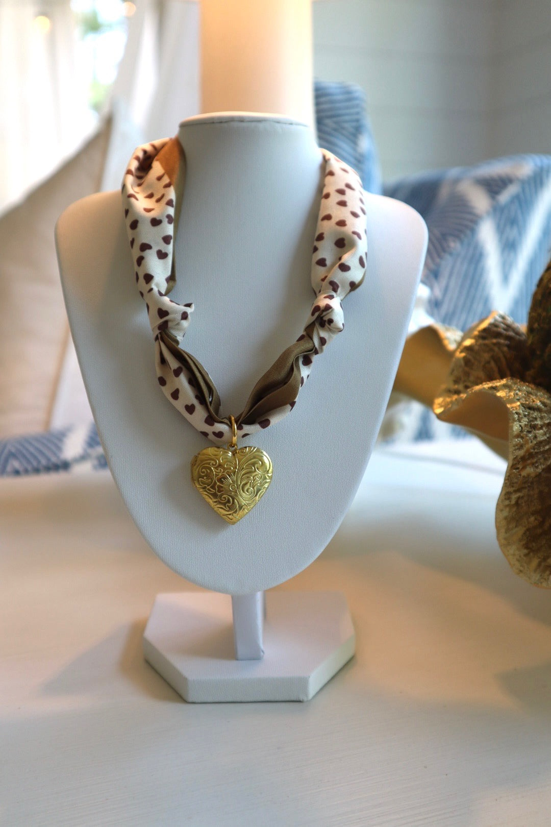 Silk Scarf Necklace