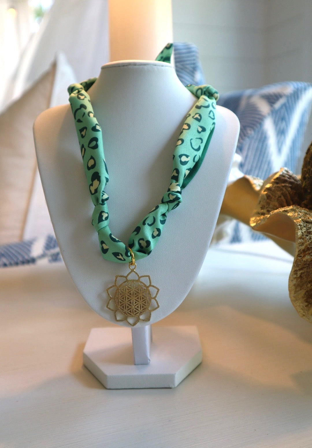 Silk Scarf Necklace