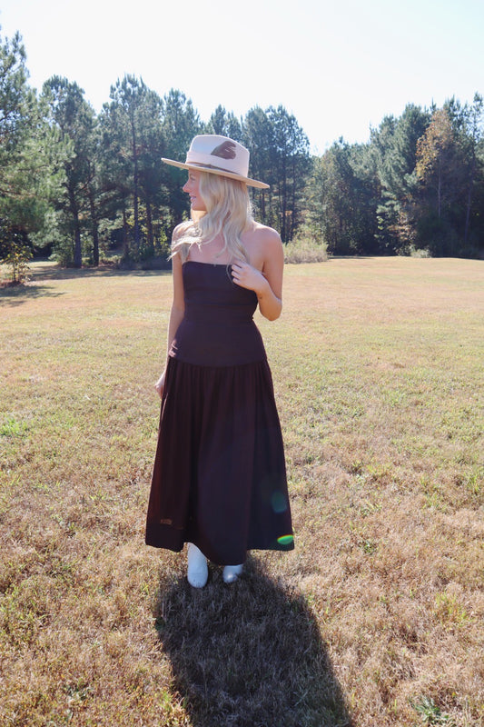 Corset Lined Strapless Dress