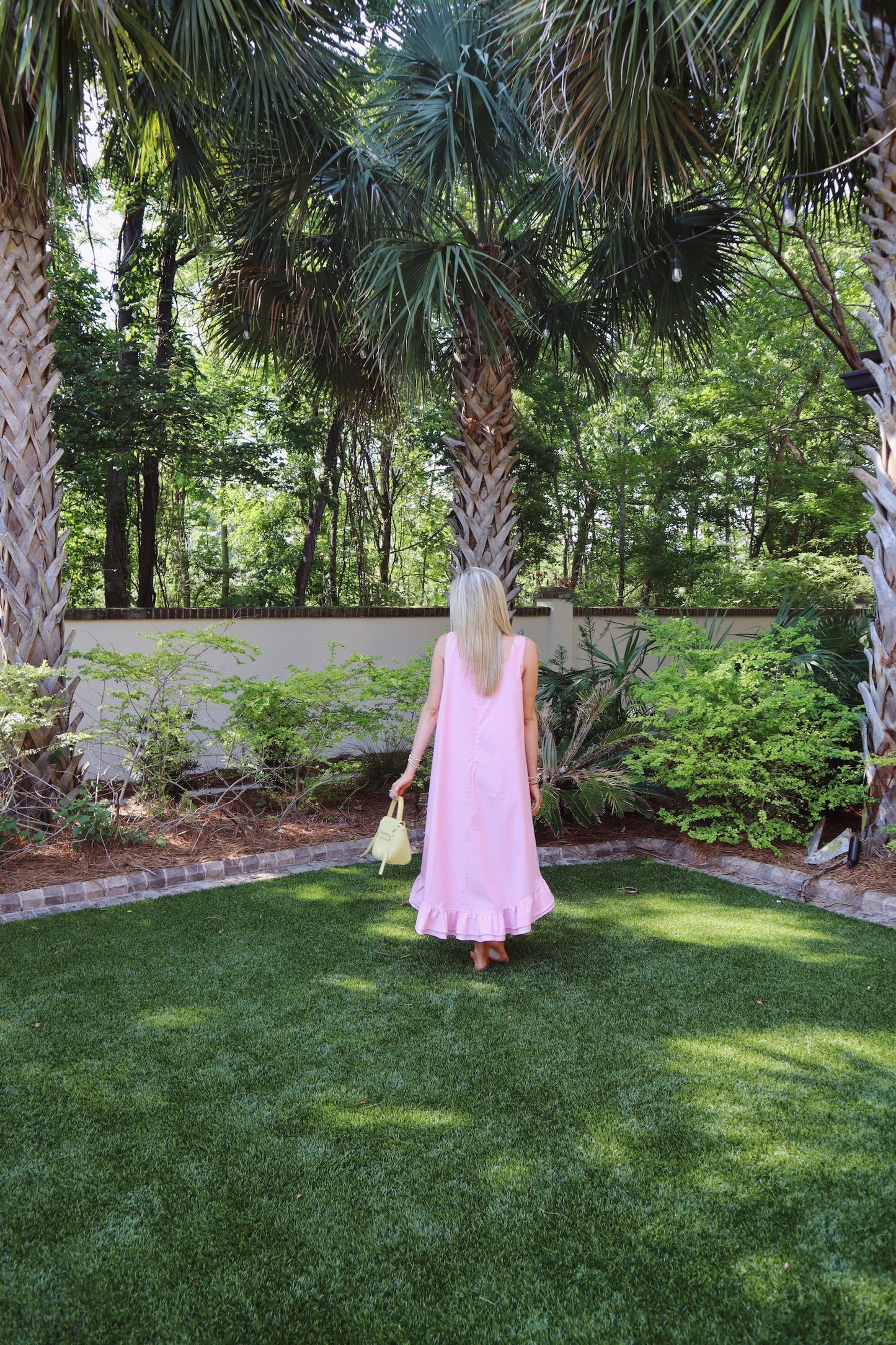 High Low Ruffle Maxi Dress