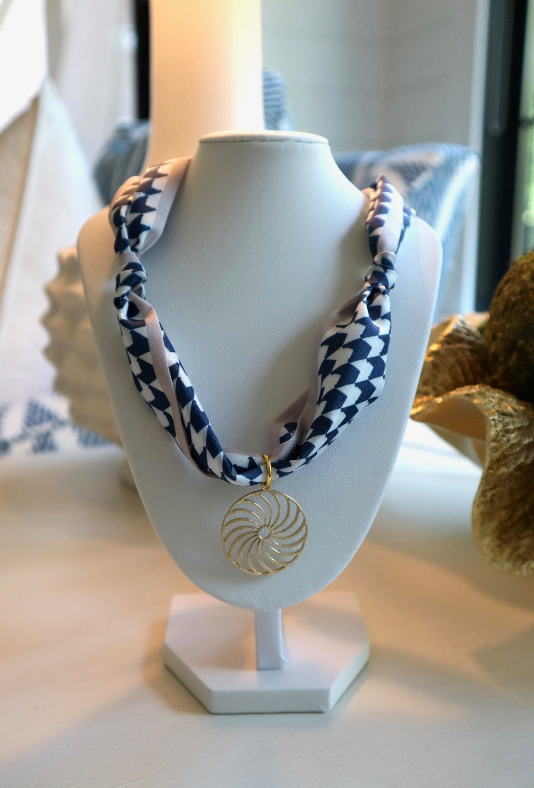 Silk Scarf Necklace